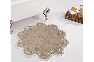 Round Bathroom Rug Brings Comfort to Your Bathroom - Home Weavers 30 inch Round Rug