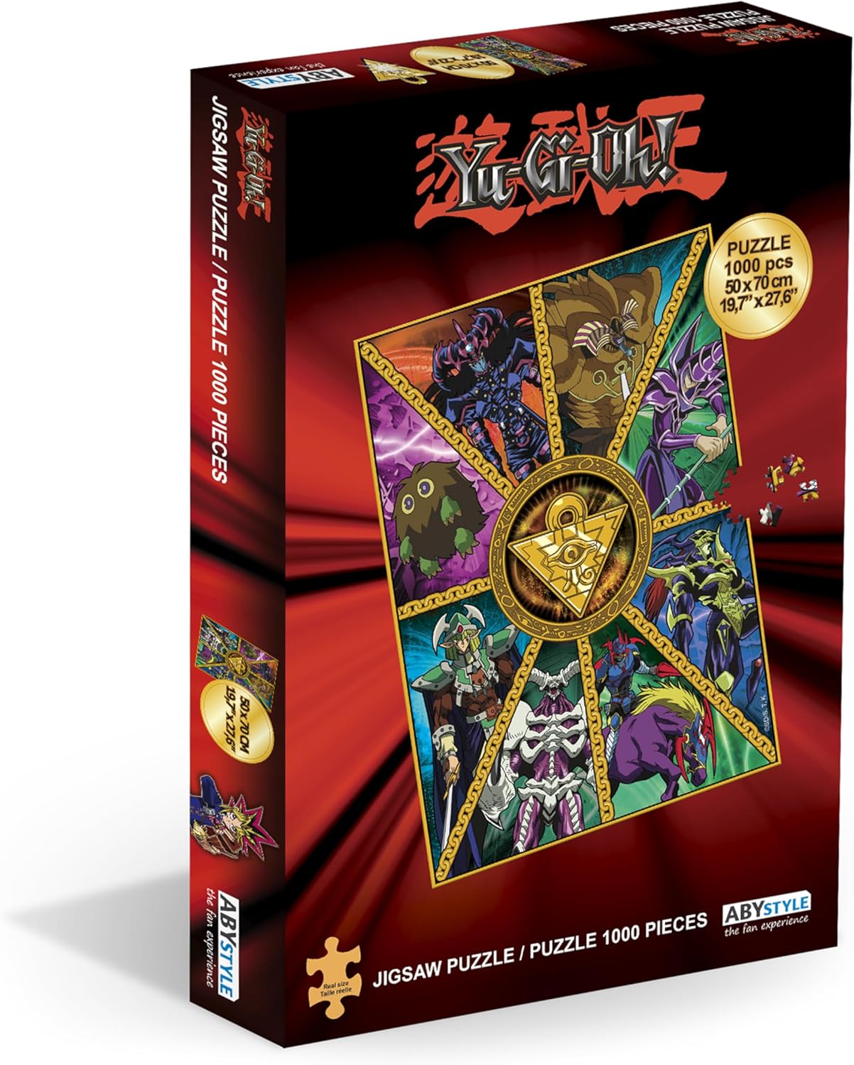 ABYstyle Yu-Gi-Oh! Yugi Muto's Monsters Jiigsaw Puzzle 1000 pcs Ideal Gift for Anime and Puzzle Enthusiasts Family-Friendly Activity