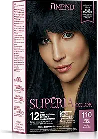 Kit Tonalizante Amend Supéria Color 110 Preto Azulado