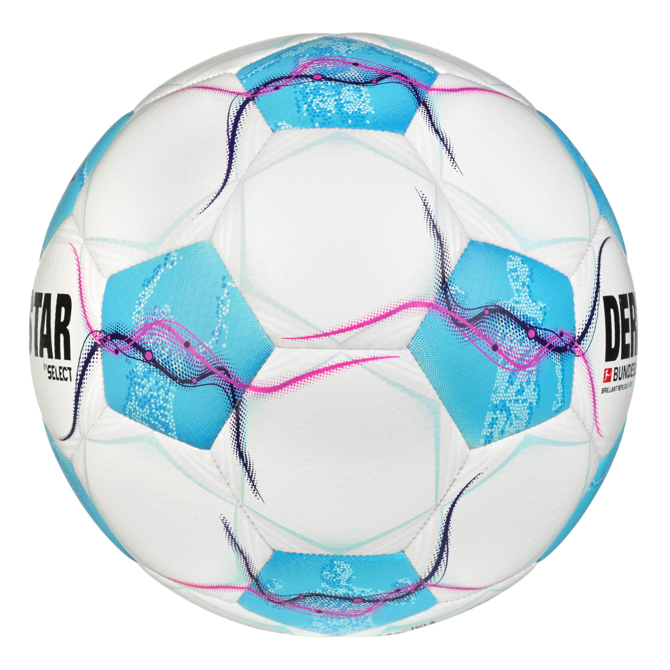 Derbystar Bundesliga Brillant Replica Light v24, biały niebieski różowy, jasnoniebieski