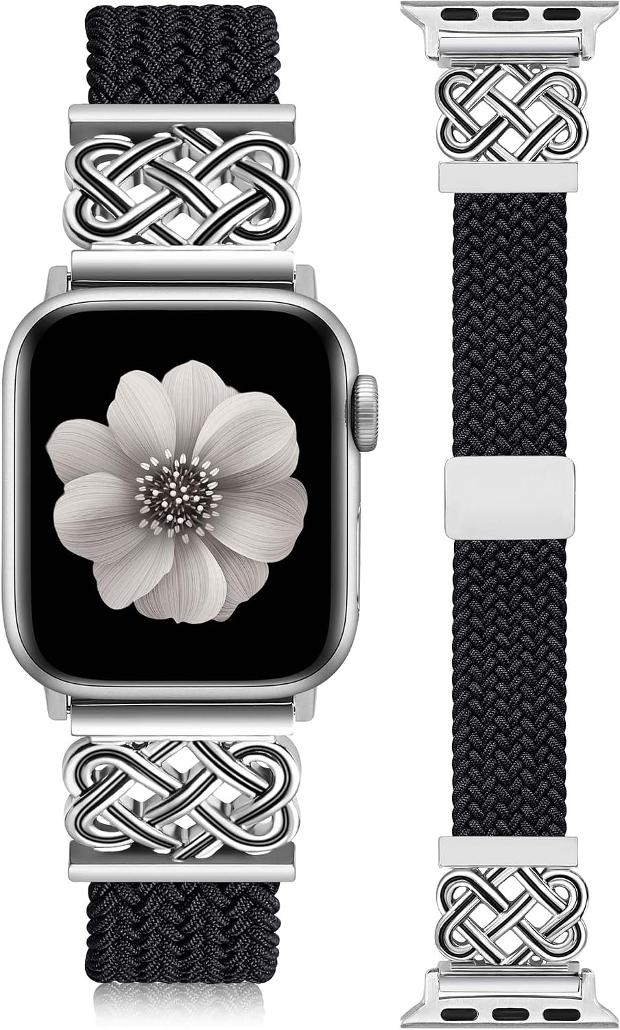 TOYOUTHS Thin Braided Magnetic Band Compatible with...