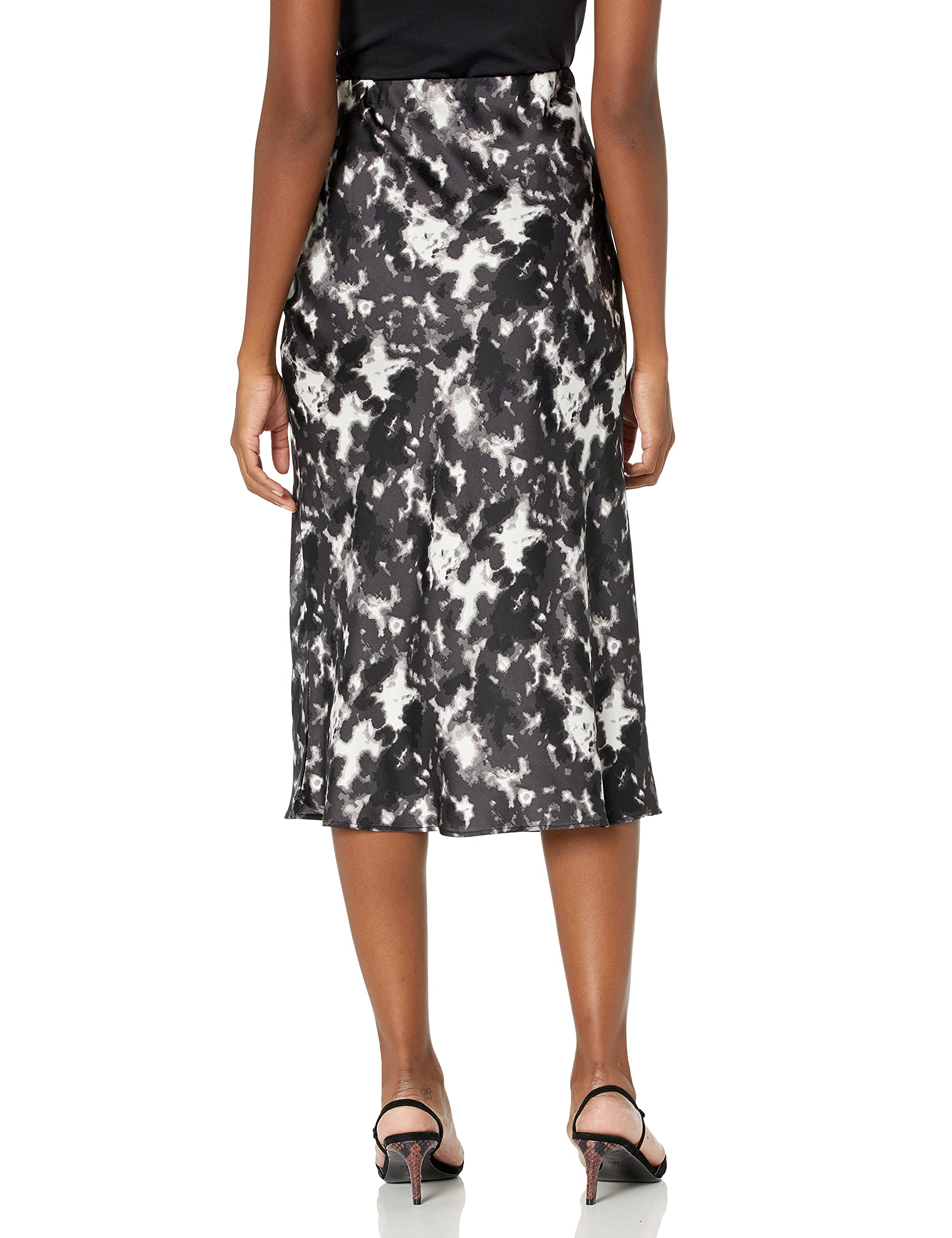 Mud Pie Falda midi Anya para mujer, Negro, Small