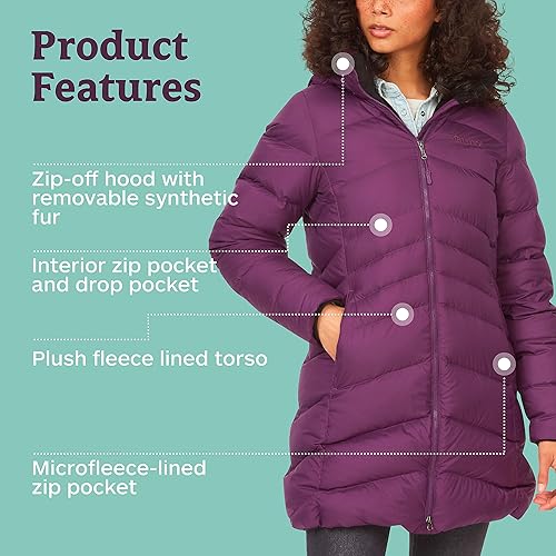 Miniatura 11 de MARMOT Chaqueta acolchada de plumón Montreal hasta la mitad del muslo para mujer