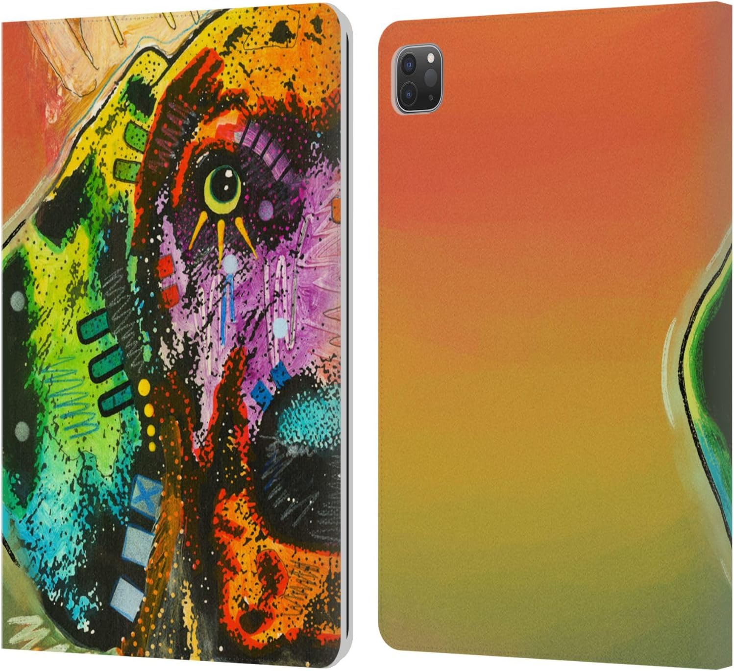 Head Case Designs Officially Licensed Dean Russo Lab Dogs Leather Wallet Case Compatible with Apple iPad Pro 11 2020/2021 / 2022