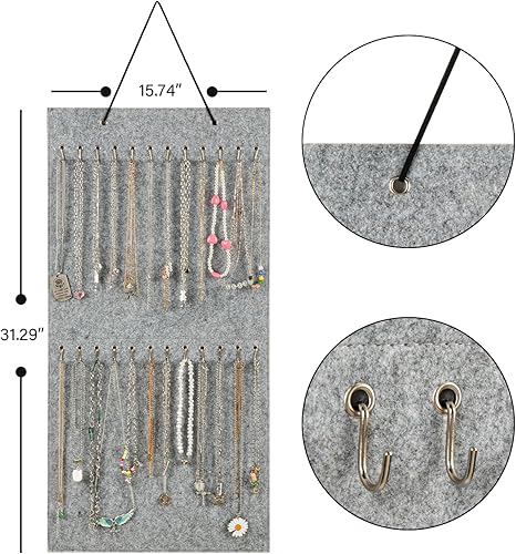 Miniatura 3 de Organizador de joyas con soporte para collar