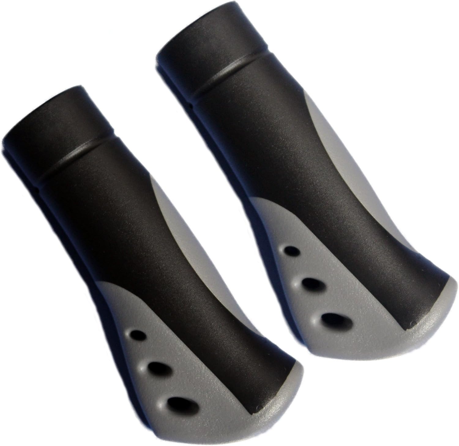 TOPCABIN Bike Grips, Double Color Rubber Bicycle Grips