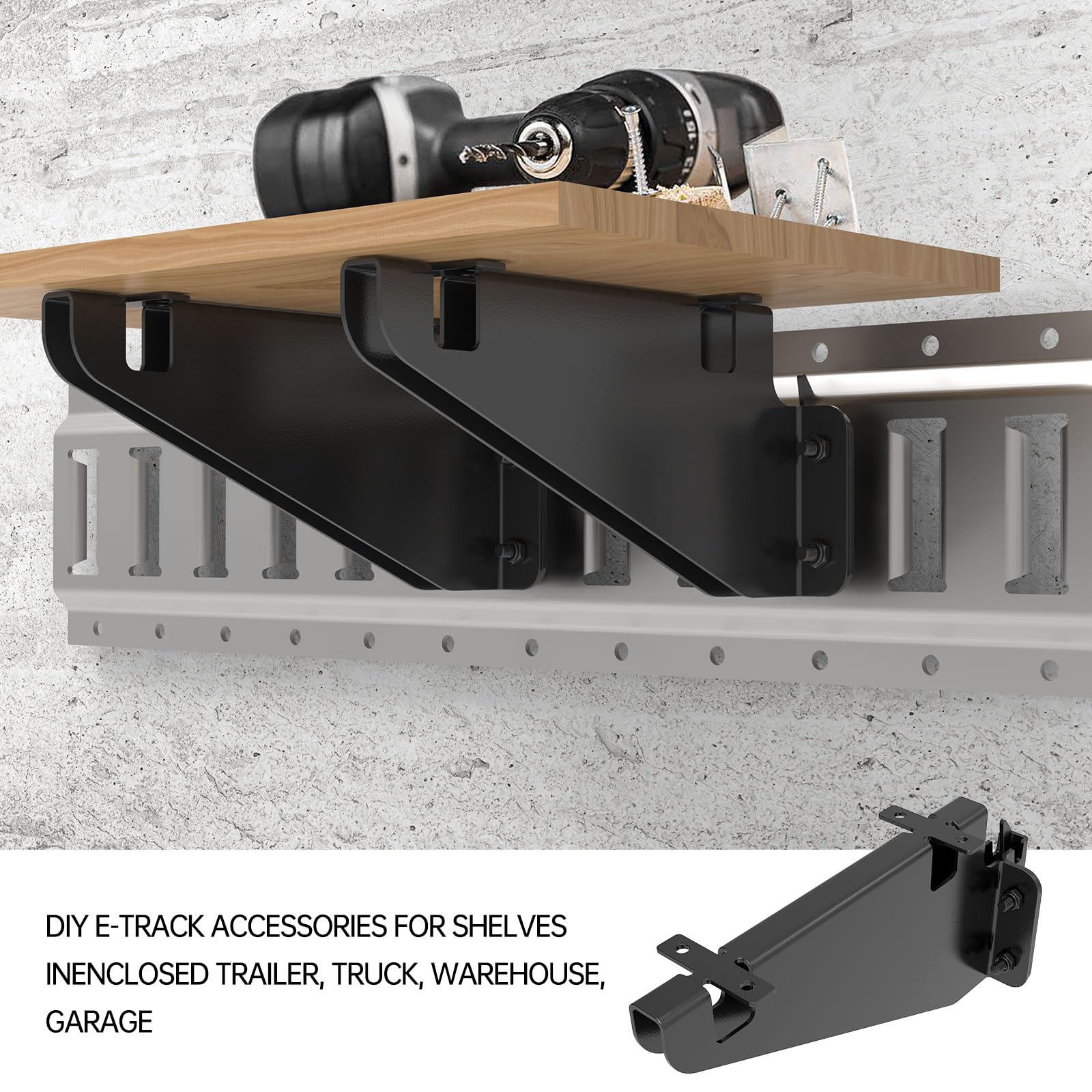 E Track Shelf Bracket