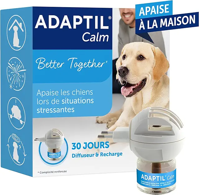 ADAPTIL Calm - Diffuseur Anti-stress pour Chien avec Recharge 48 ml