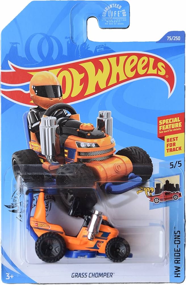 Amazon.com: Hot Wheels Grass Chomper - Ride Ons 5/5 : Toys & Games