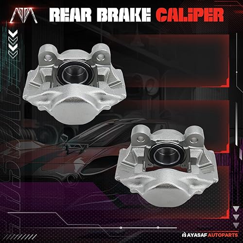 Miniatura 6 de MAYASAF 19254+19255 Pinza de freno de disco delantera izquierda+derecha sin pastillas para 1974 Datsun 260Z, 1970-1973 Datsun 240Z, 1975-1978 Datsun