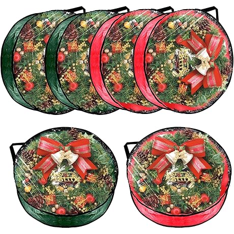 Christmas Wreath Storage Bag (6 Pack)
