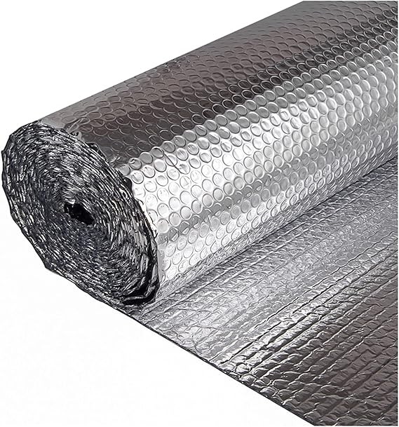 MSLHUB Aluminisierte Hitzeschutzmatte - 60x300cm Selbstklebend