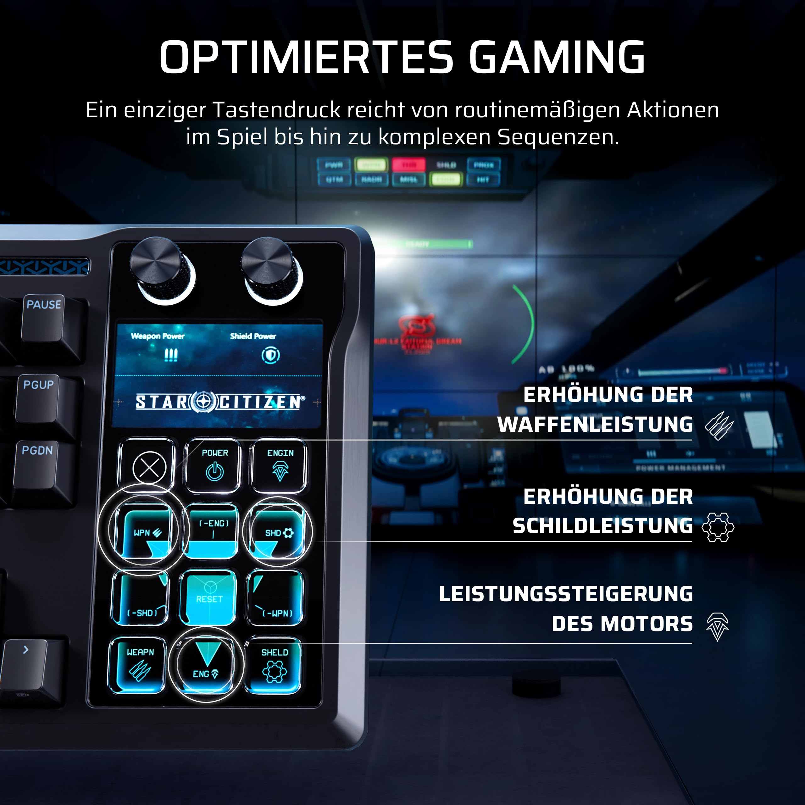 Corsair Galleon 100 SD RGB Mechanische Gaming-Tastatur QWERTZ Deutsch, Hotswapping MLX Pulse-Tastenschalter, 8,000Hz
