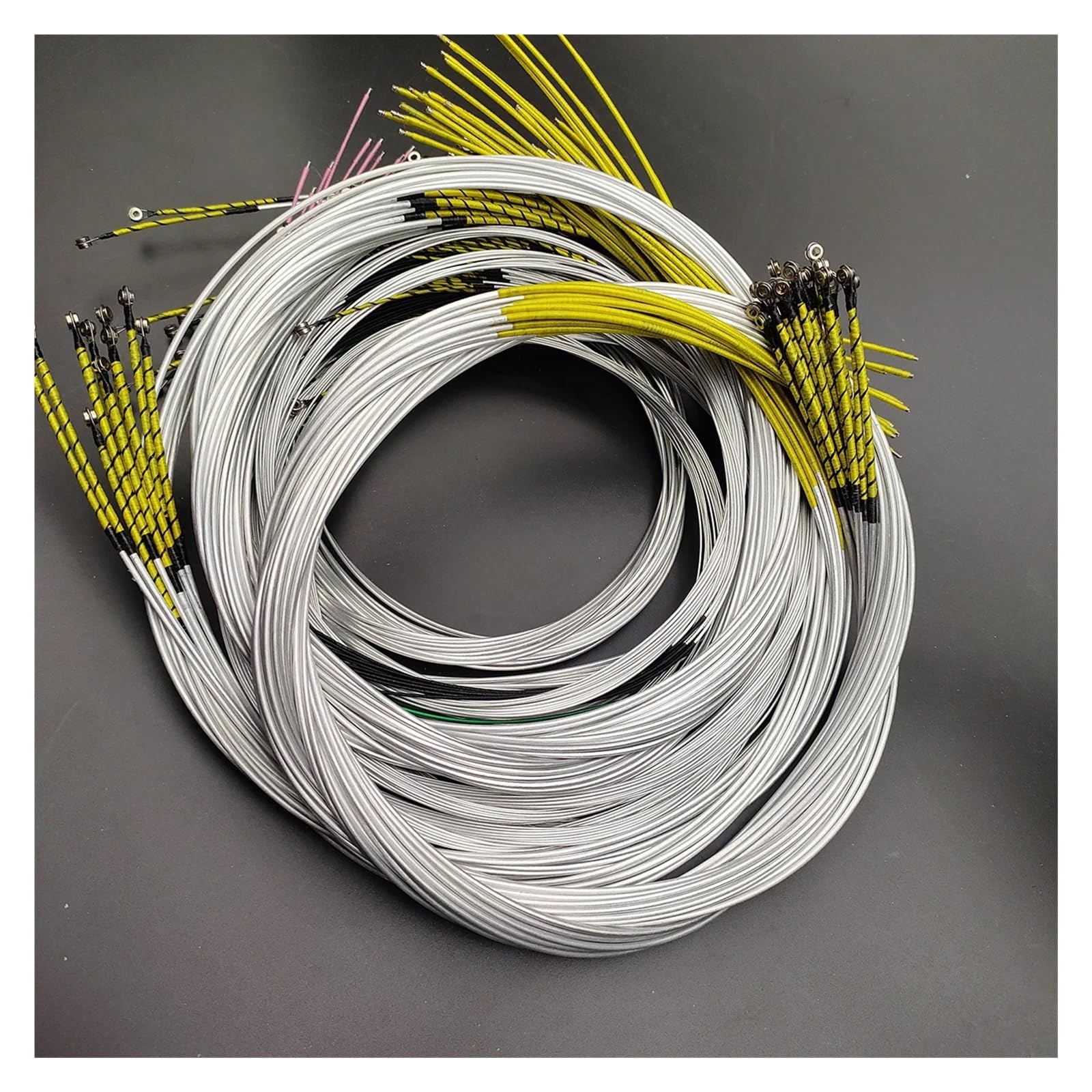 tianwandong Struny do wiolonczeli aluminiowe, profesjonalne struny do wiolonczeli ADGC 2 lub 10 zestawów(10 sets 4-4)