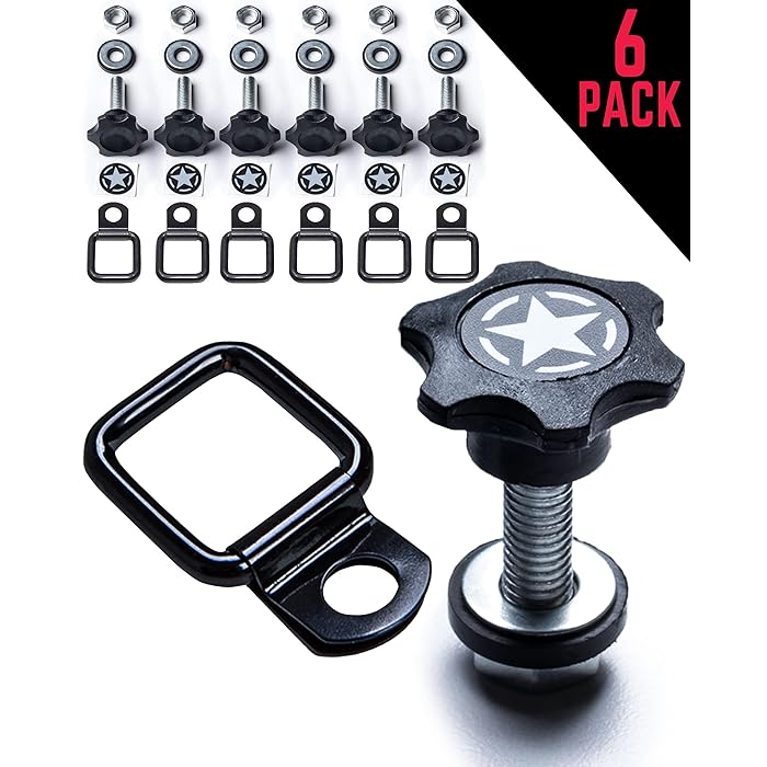 Buy GPCA QuickRelease GP Star Tie Down Thumb Screw Bolts and D Ring