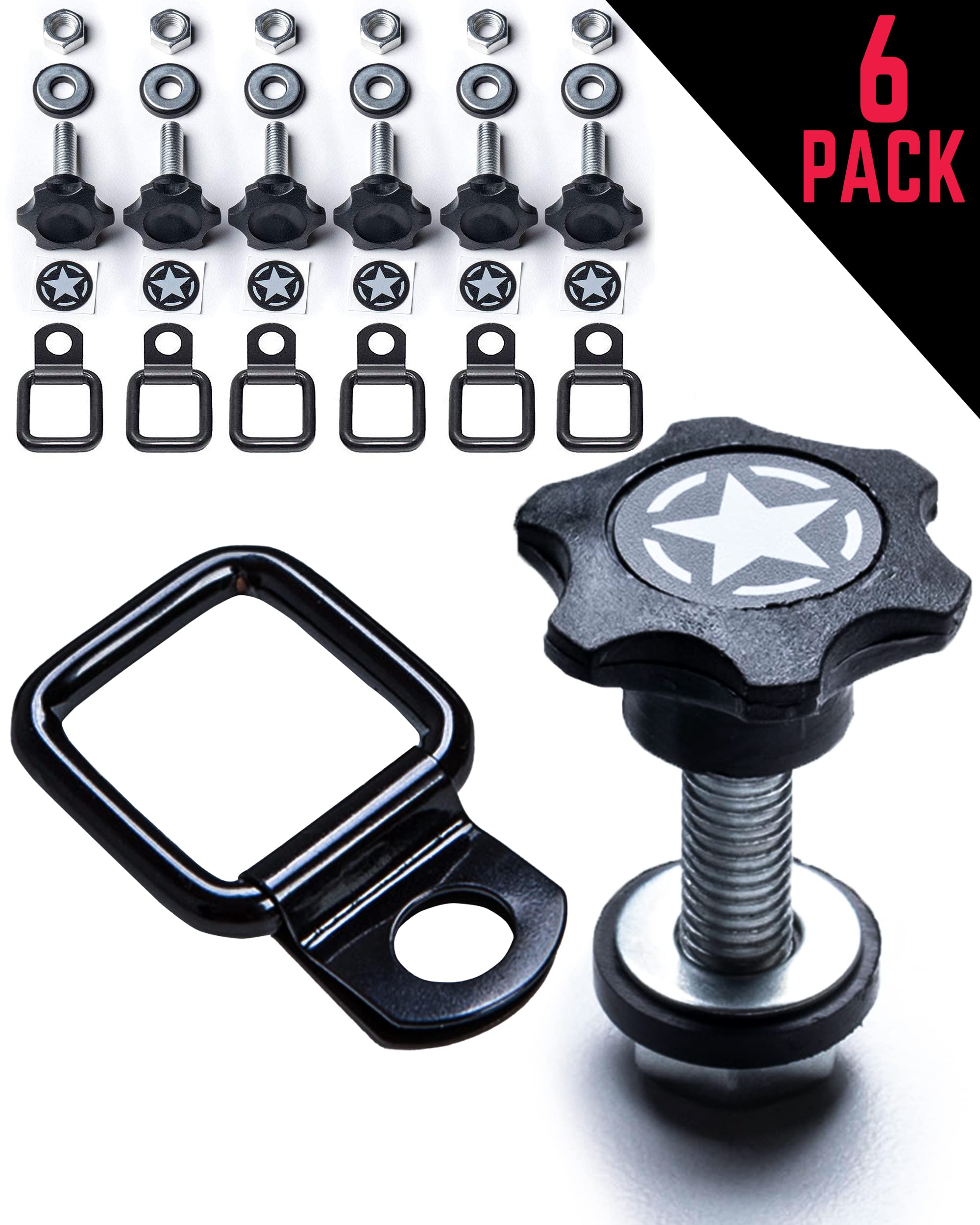 Buy GPCA GP Star Thumb Screws and DRings Set, EasytoInstall M8