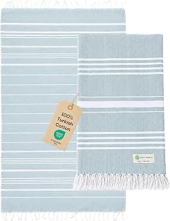 36"x72" 100% Cotton Sateen Weave Turkish Beach Towel 1 Pack (Sea Turtle)