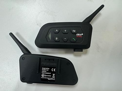 Miniatura 9 de MIMIRACLE Auriculares de árbitro para 4 personas, tipo C oreja derecha, sistema de comunicación de árbitro profesional con brazaletes para