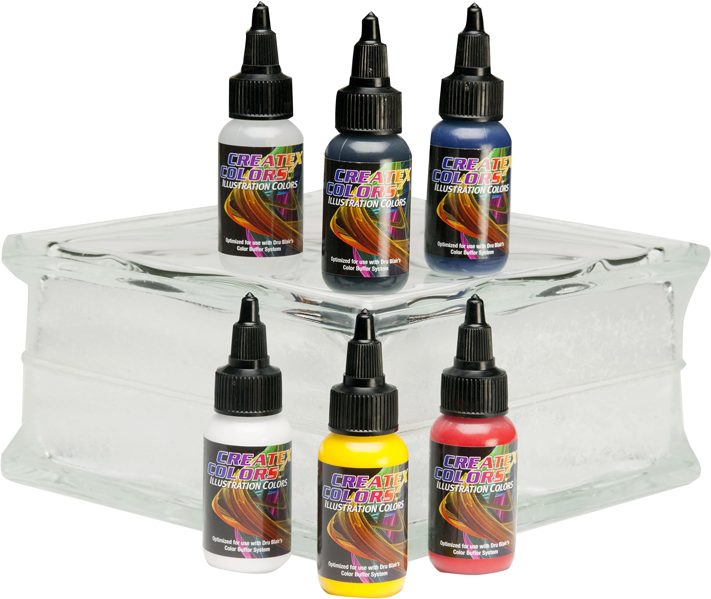 Createx Colors Createx Illustration Primary Set, 1 oz.