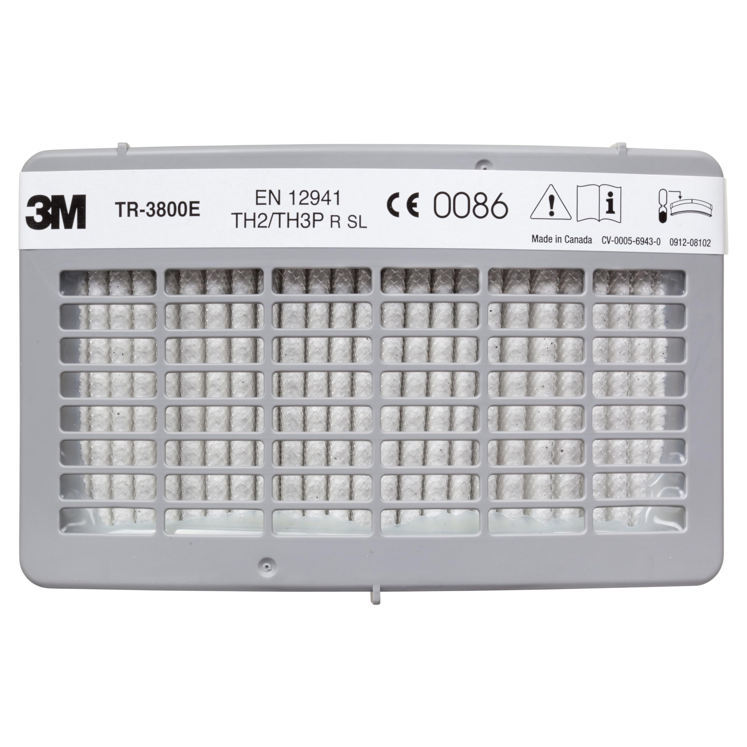 3M Versaflo Filtro para partículas y vapor orgánico molestos TR-3802E | para equipos de respiración motorizados, 1 por paquete