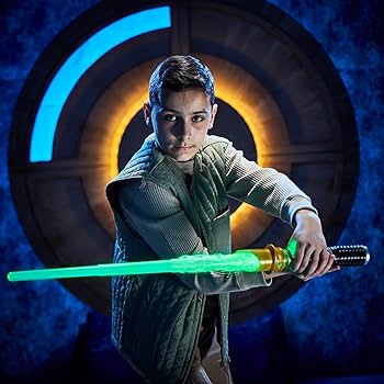 Star Wars Power Crystal Lightsaber, 7 Colors & 10 Crystals