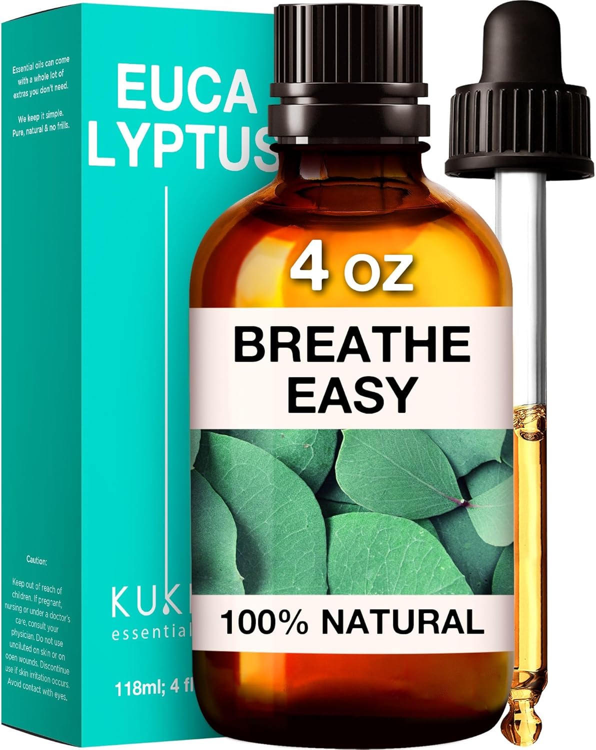 Kukka Eucalyptus Essential Oil for Diffuser (118ml) 100 Natural