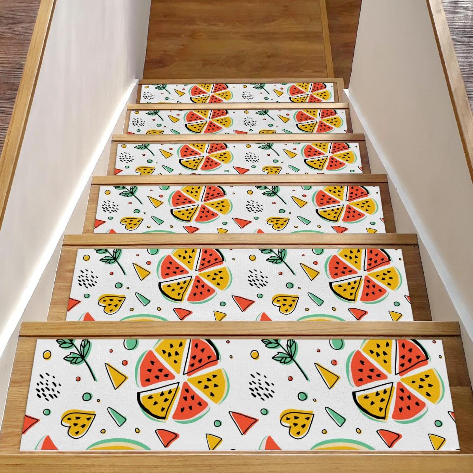 Peldaños de escalera de sandía decorativos para dar seguridad a tus niños en el hogar