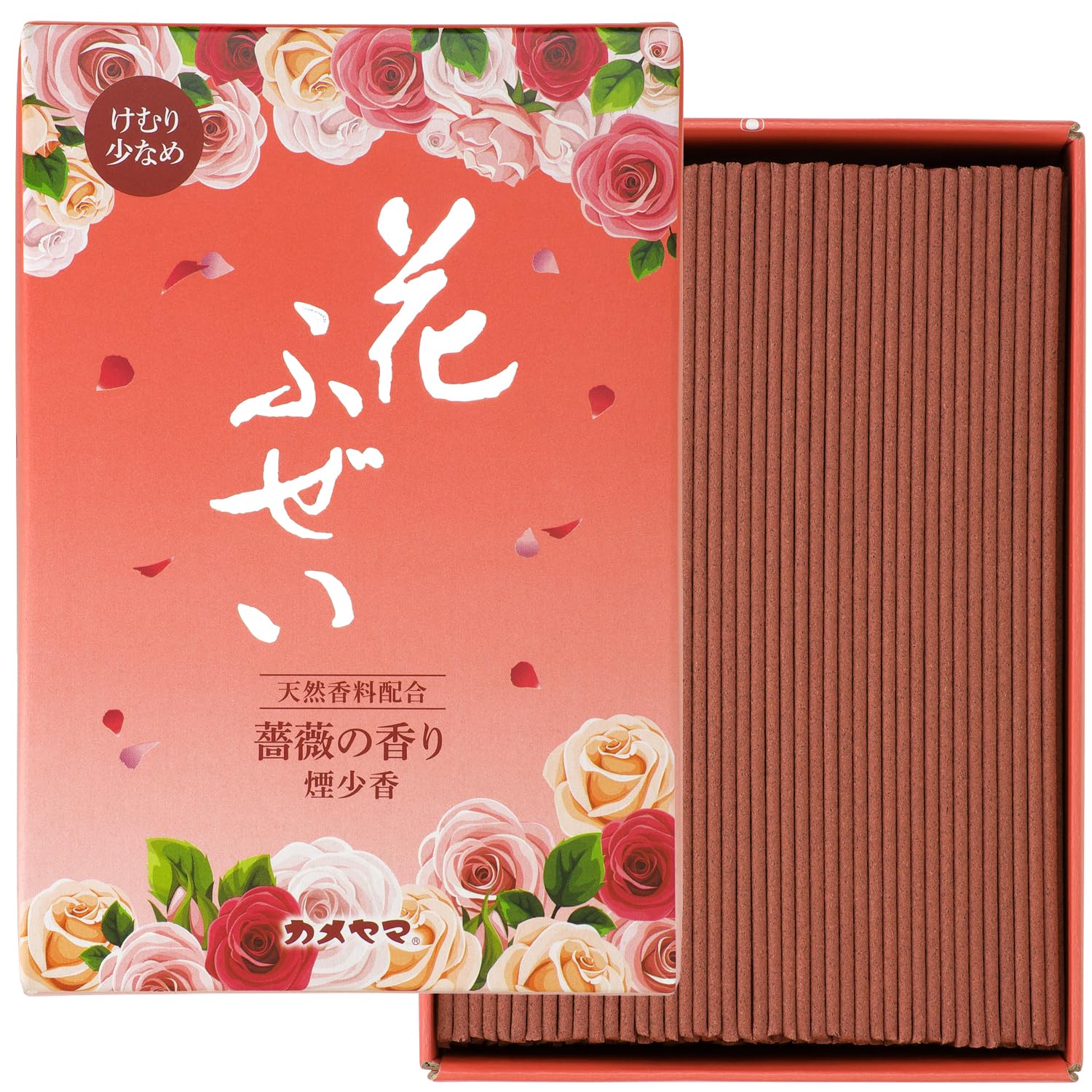 Amazon.co.jp: カメヤマ 花ふぜい 薔薇 煙少香 徳用大型 約220g 約500