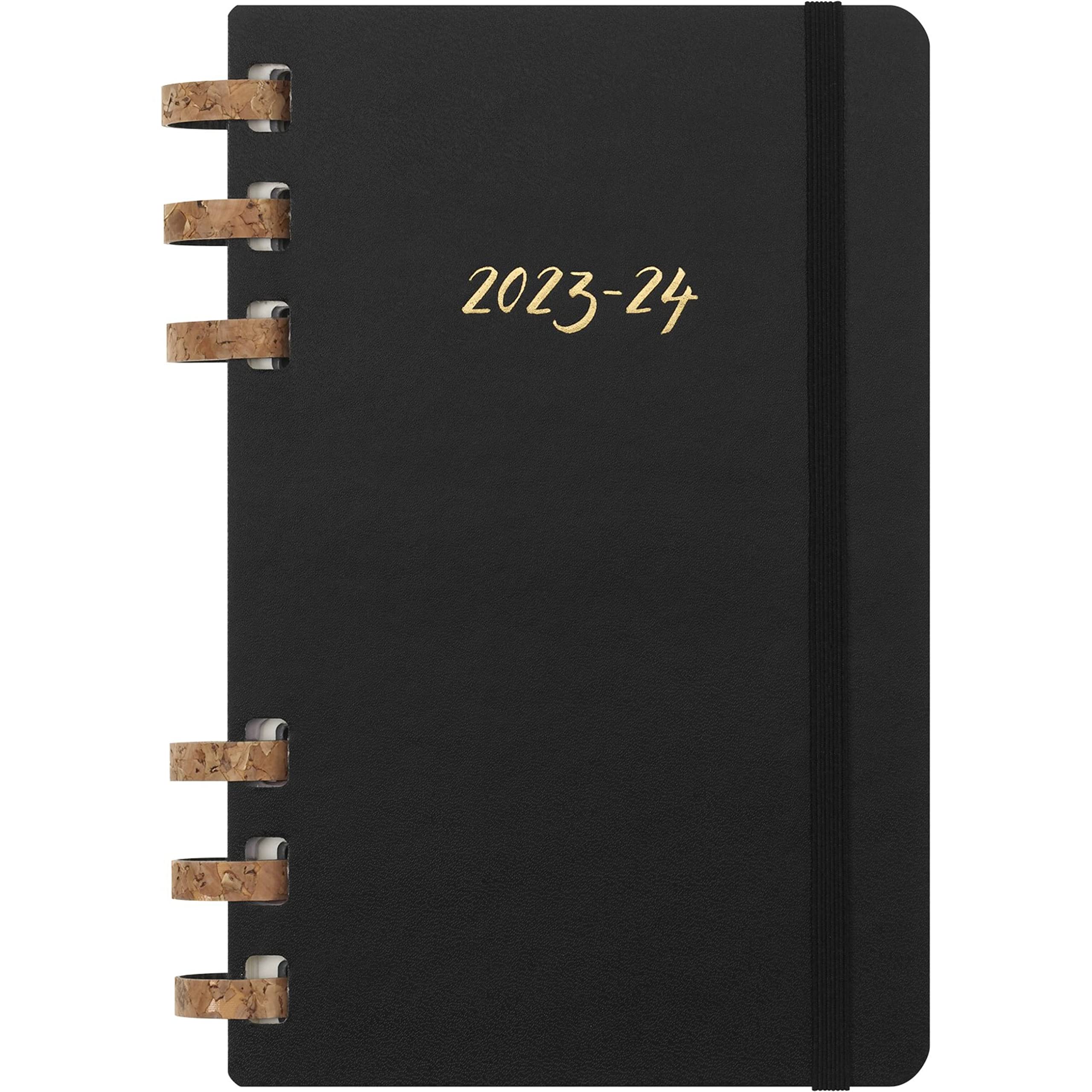 Moleskine x Kaweco Stylo Roller Rechargeable en Plastique ABS pour Écrivains, Noir Agenda Mensuel Académique 2023-2024, Agenda Hebdomadaire et Mensuel 12 mois, Agenda Universitaire