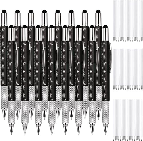 Zhanmai 16 piezas de 8 piezas de regalos para hombres, Día del Padre, regalos de parte de hija, hijo, esposa, juego de bolígrafos multiherramienta 6