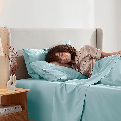 Miniatura 6 de Nestl - Juego de sábanas. Juego de sábanas 1800 con bolsillo profundo Sábanas de microfibra de doble cepillado lujosas de hotel Sábana de colchón