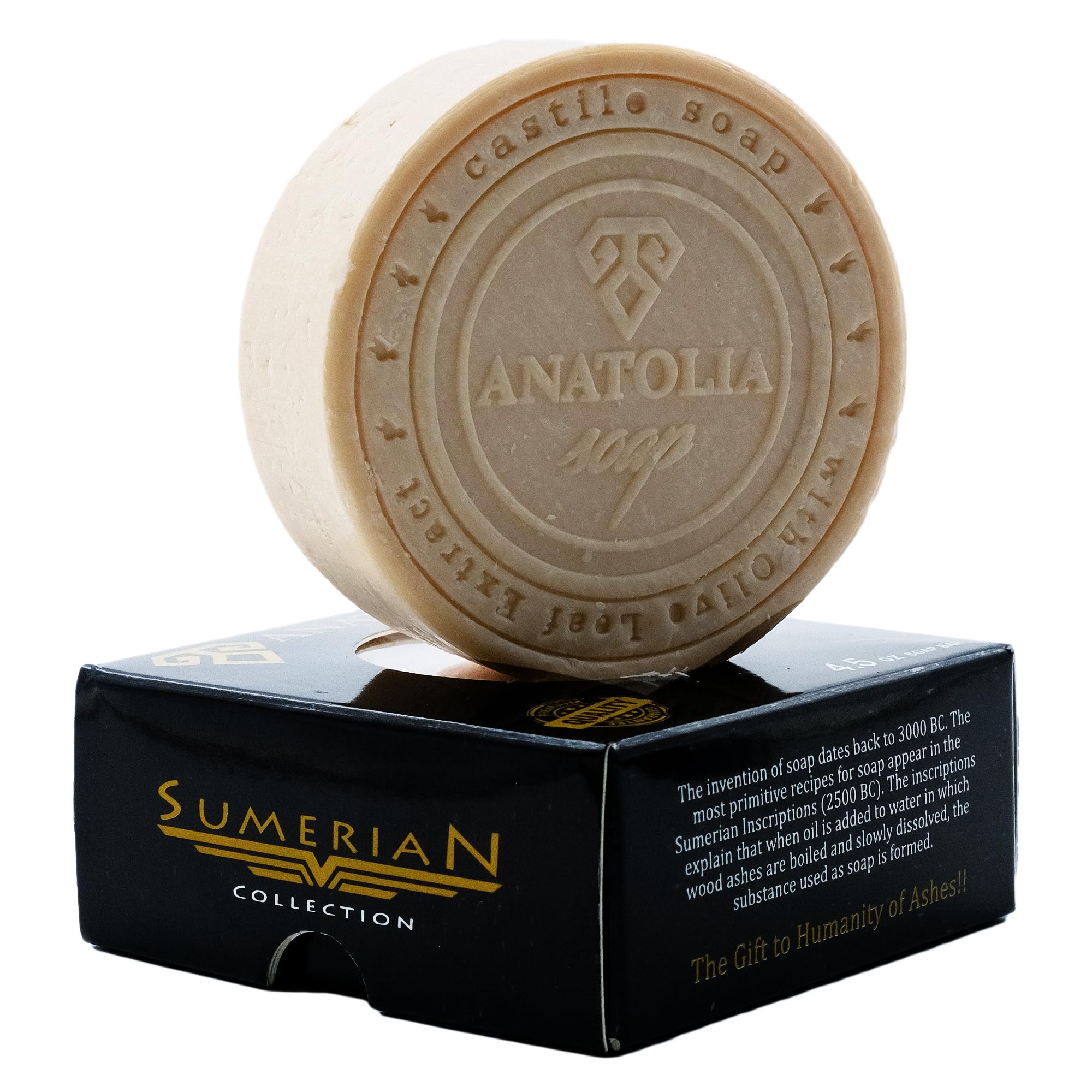 Anatolia SoapSumerian, Rosemary & Nettle & Keratin Soap Natural Body Soap with Organic Ingredients, Providing Deep Nourishment and Gentle Care for All Skin Types, 3.5 oz (1 PACK)