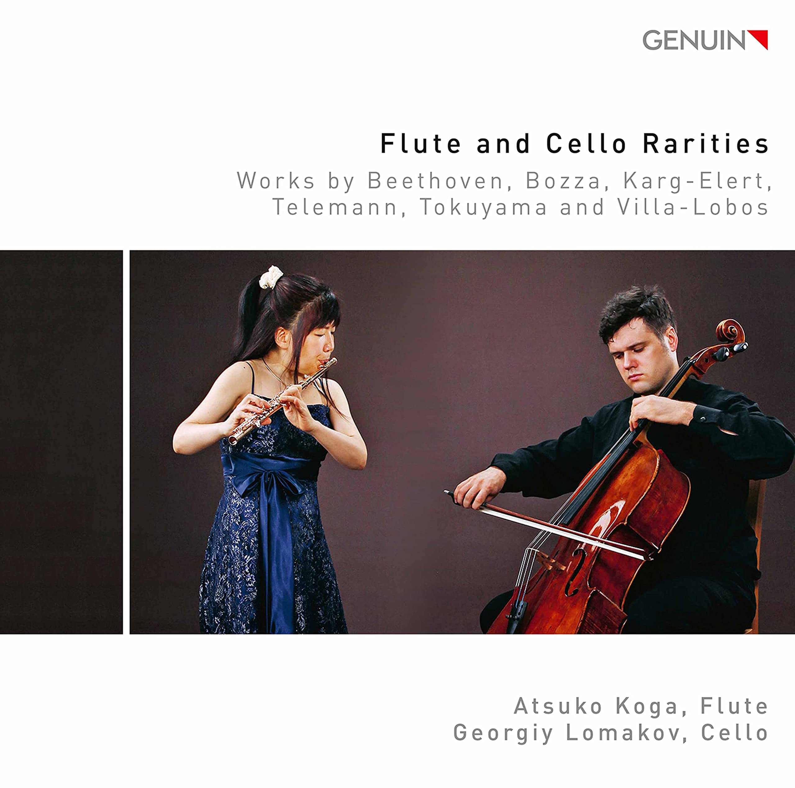 Flute and Cello Rarities: Works by Beethoven, Bozza, Karg-Elert, Telemann, Tokuyama and Villa-Lobos