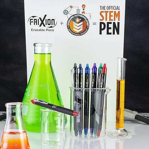 Miniatura 8 de PILOT, FriXion Synergy Clicker - Bolígrafos de tinta de gel retráctiles, borrables, recargables, punta extrafina de 0.020 in, paquete de 12, tinta