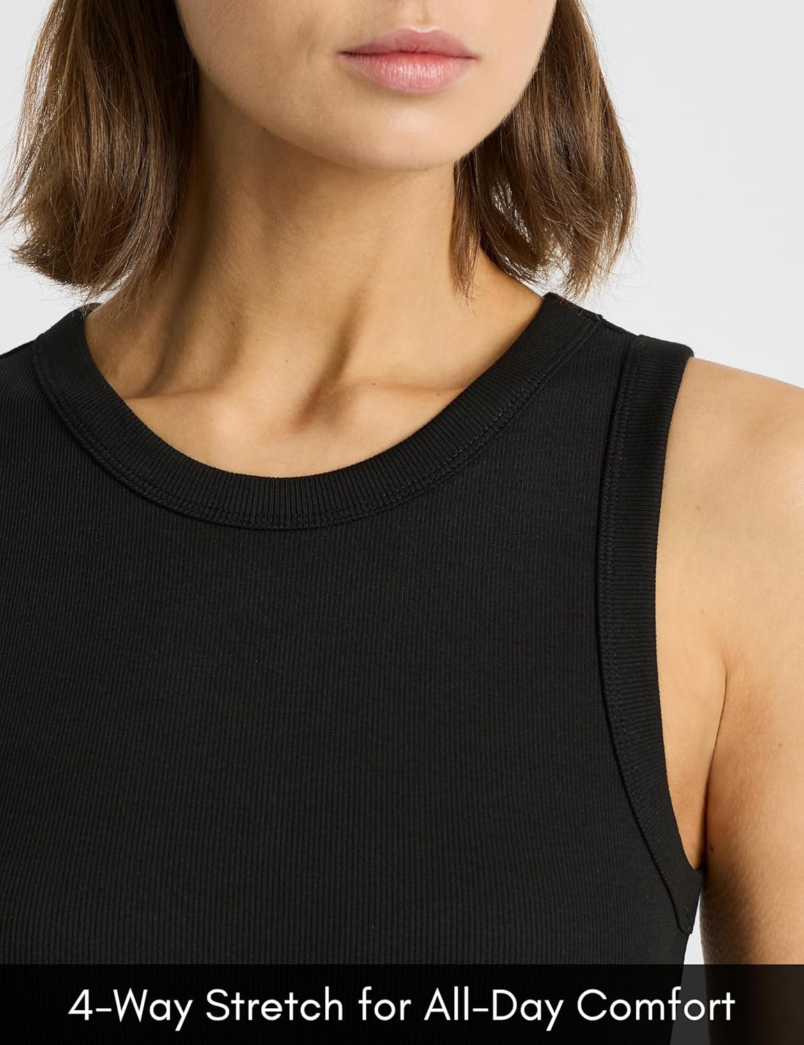 Women’s Good Earth Cotton® Tank Top – Australian-Grown Cotton, High Neck, Flattering Fit, Layering Essential - Image 5