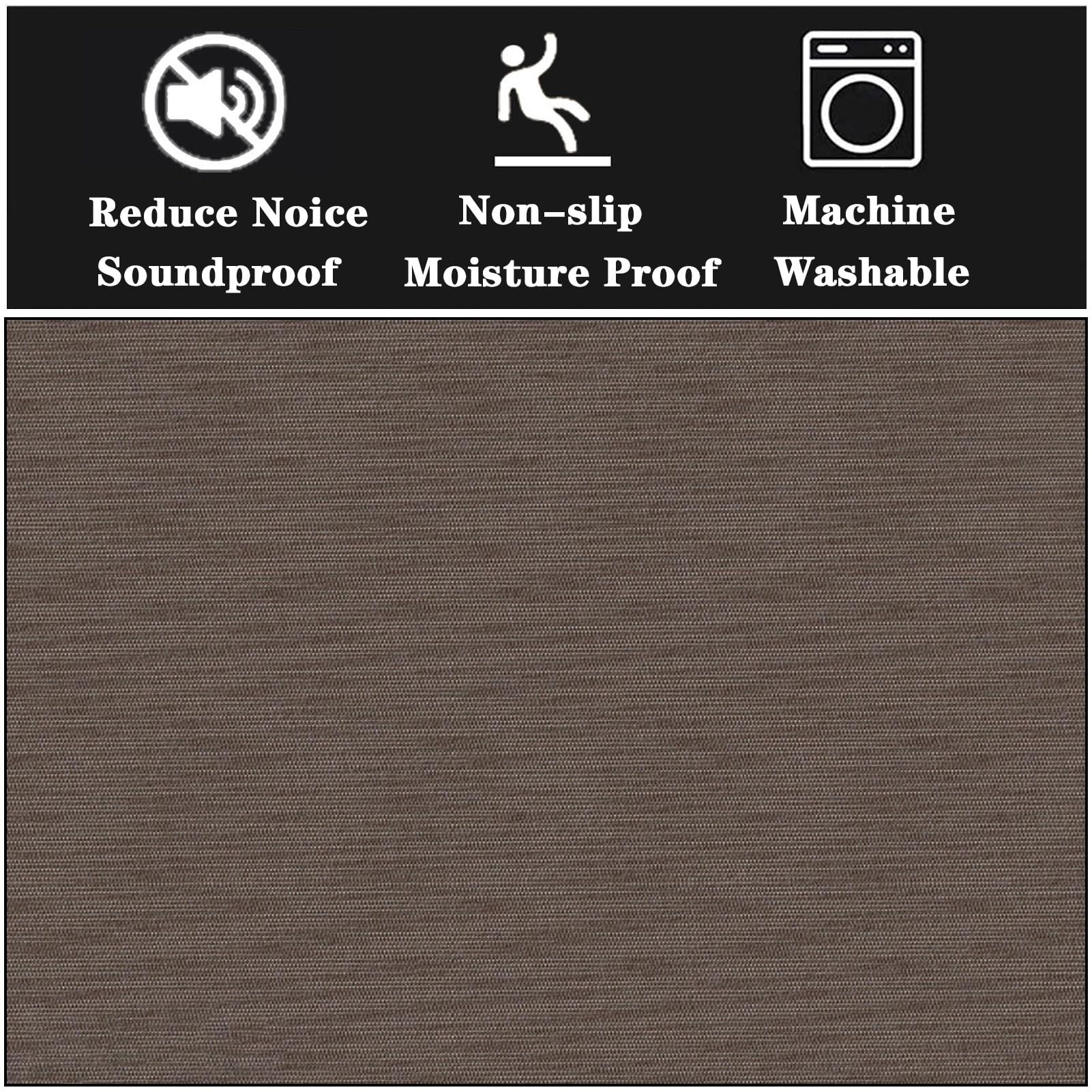 Tappetino antiscivolo per batteria, insonorizzante, per batteria acustica ed elettronica, professionale, per assorbire il rumore, grande, 210 x 180 cm, tappeto per musicisti accessori per batteria