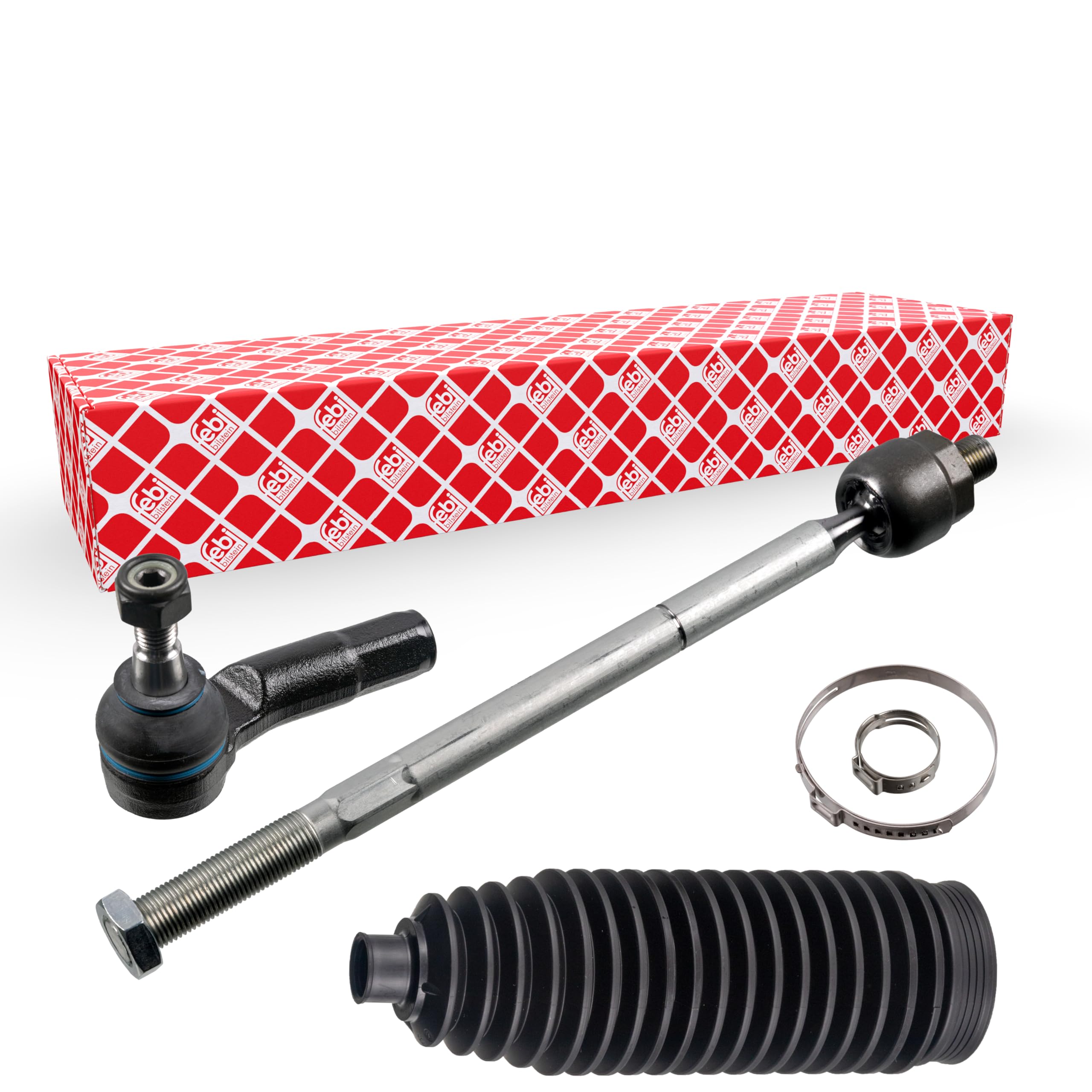 febi bilstein 49046 Barre d'accouplement avec set de soufflet de direction, 1 pièce | 49046 compatible avec Q3