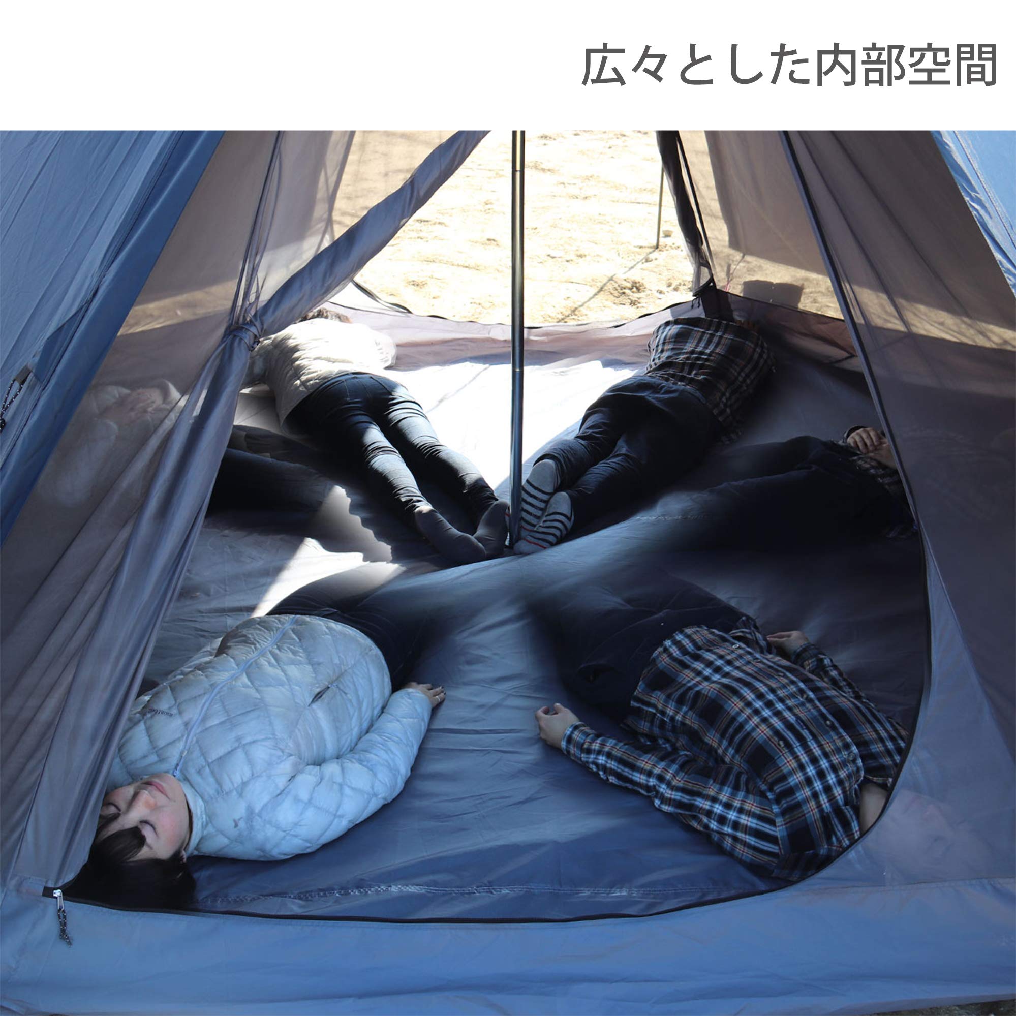 DOD T8-200-BK One-Pole Tent, Large, For 8 People, Storage Compact
