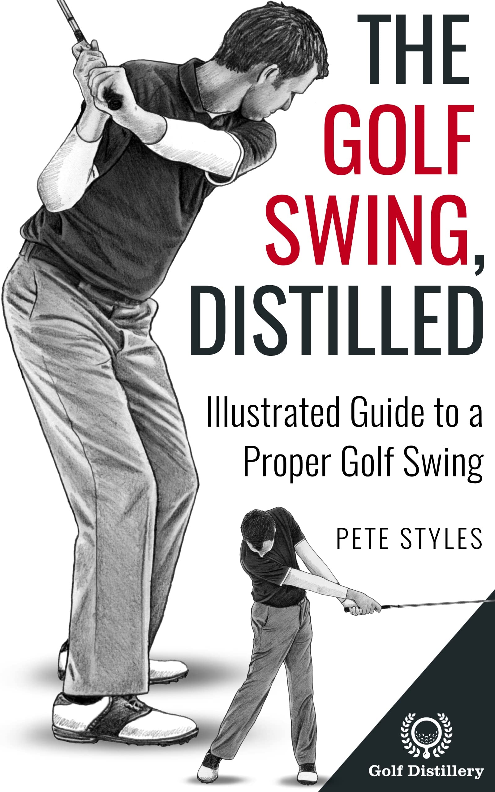 The Golf Swing, Distilled: Illustrated Guide to a Proper Golf Swing (Golf, Distilled)