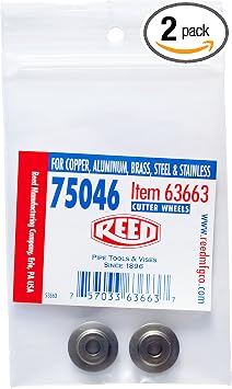 Reed Tool 2PK-75046 Cutter Wheels for Tubing Cutters, 2-Pack