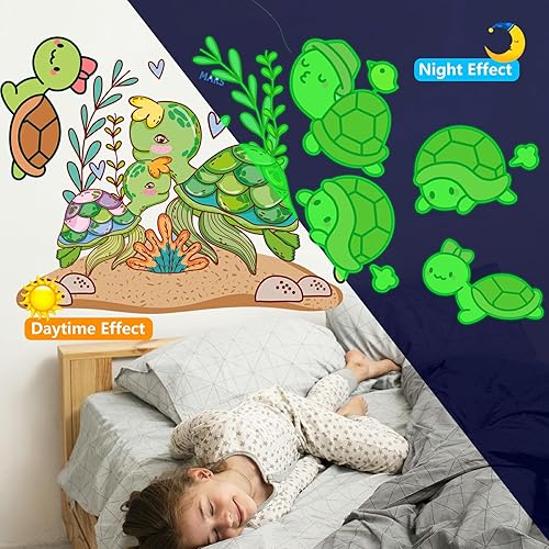 Miniatura 9 de Calcomanías de pared de elefante para bebé, calcomanías de pared de elefante de dulce sueño, murales de pared para despegar y pegar, extraíble, luna