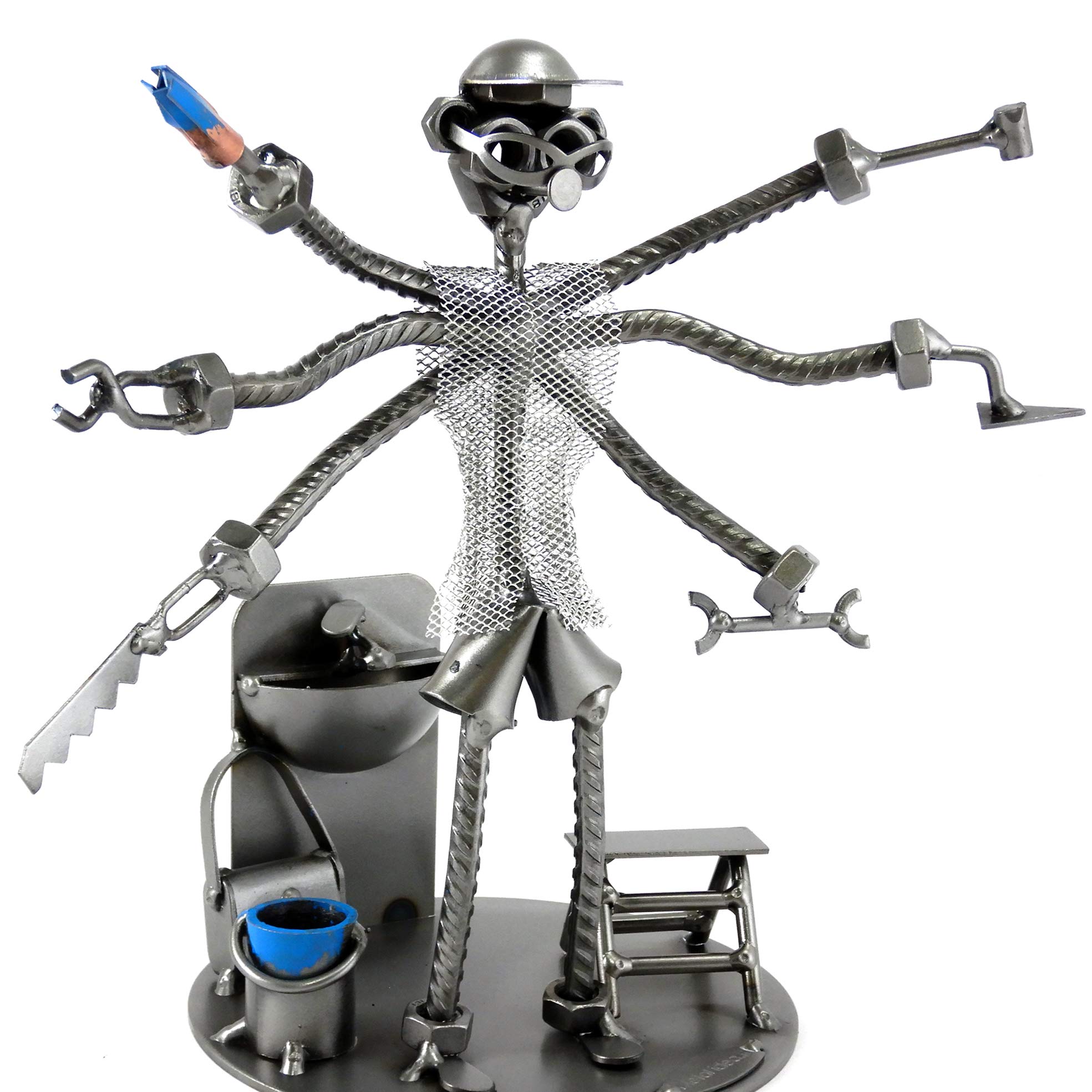 FACTOTUM - TUTTOFARE IN METALLO CON VITI BULLONI CHIODI DI METAL IDEA - IDEA REGALO ORIGINALE - 100% ARTIGIANALE - MADE IN ITALY - PERSONALIZZABILE