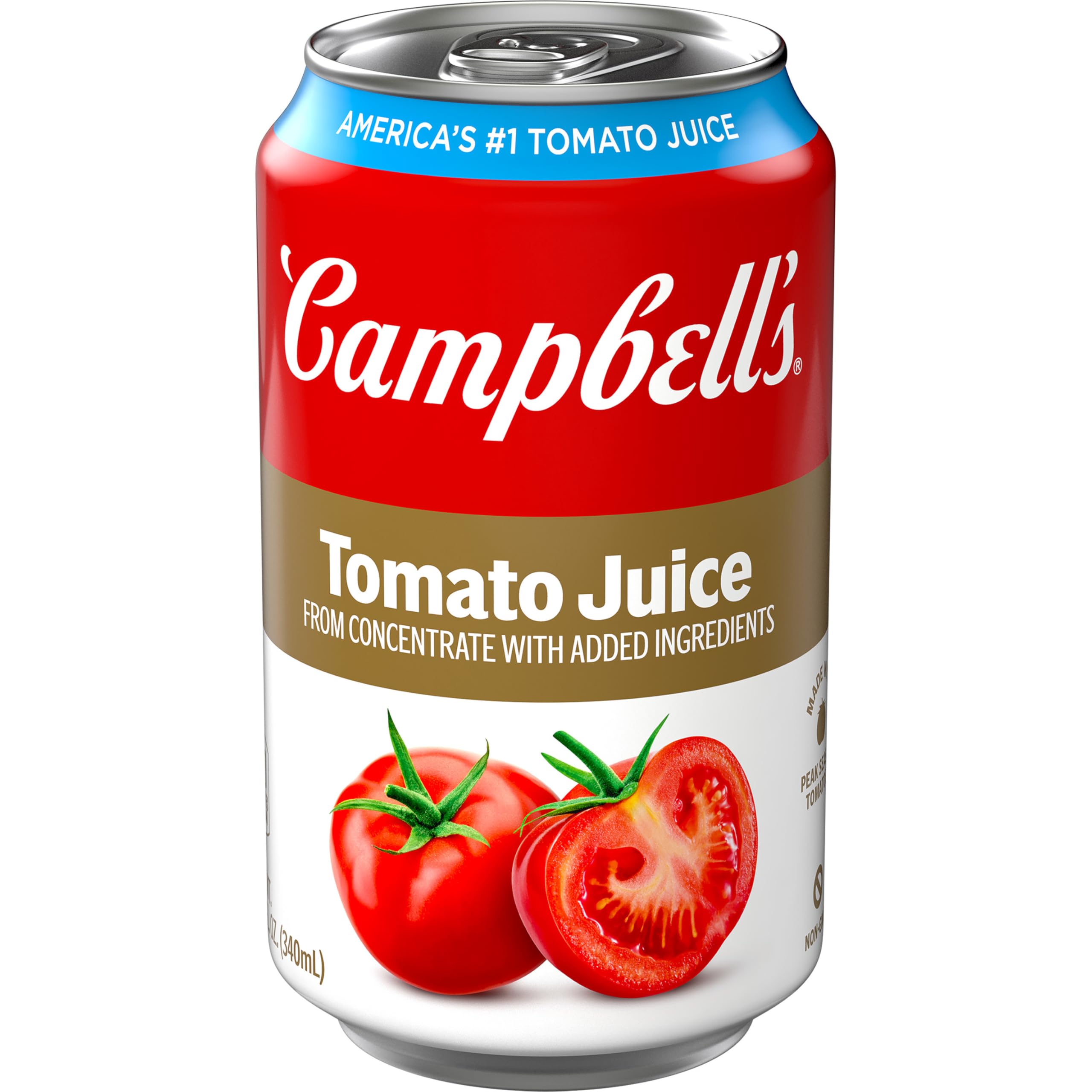Amazon.com : Campbell's 100% Tomato Juice, 11.5 fl oz Can
