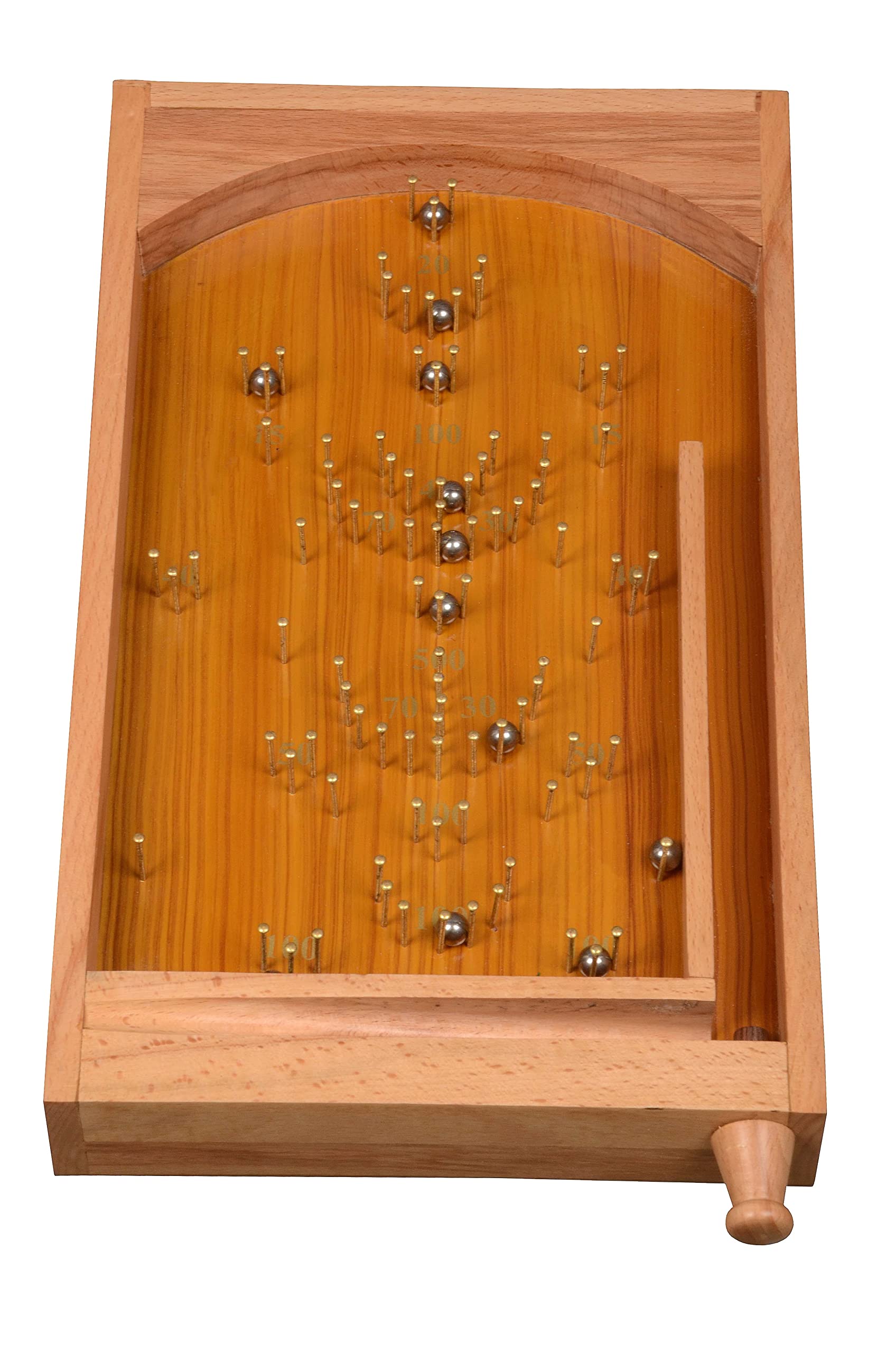 Buy Wooden Ball Game Board Table top pin Ball Board Game for Boys