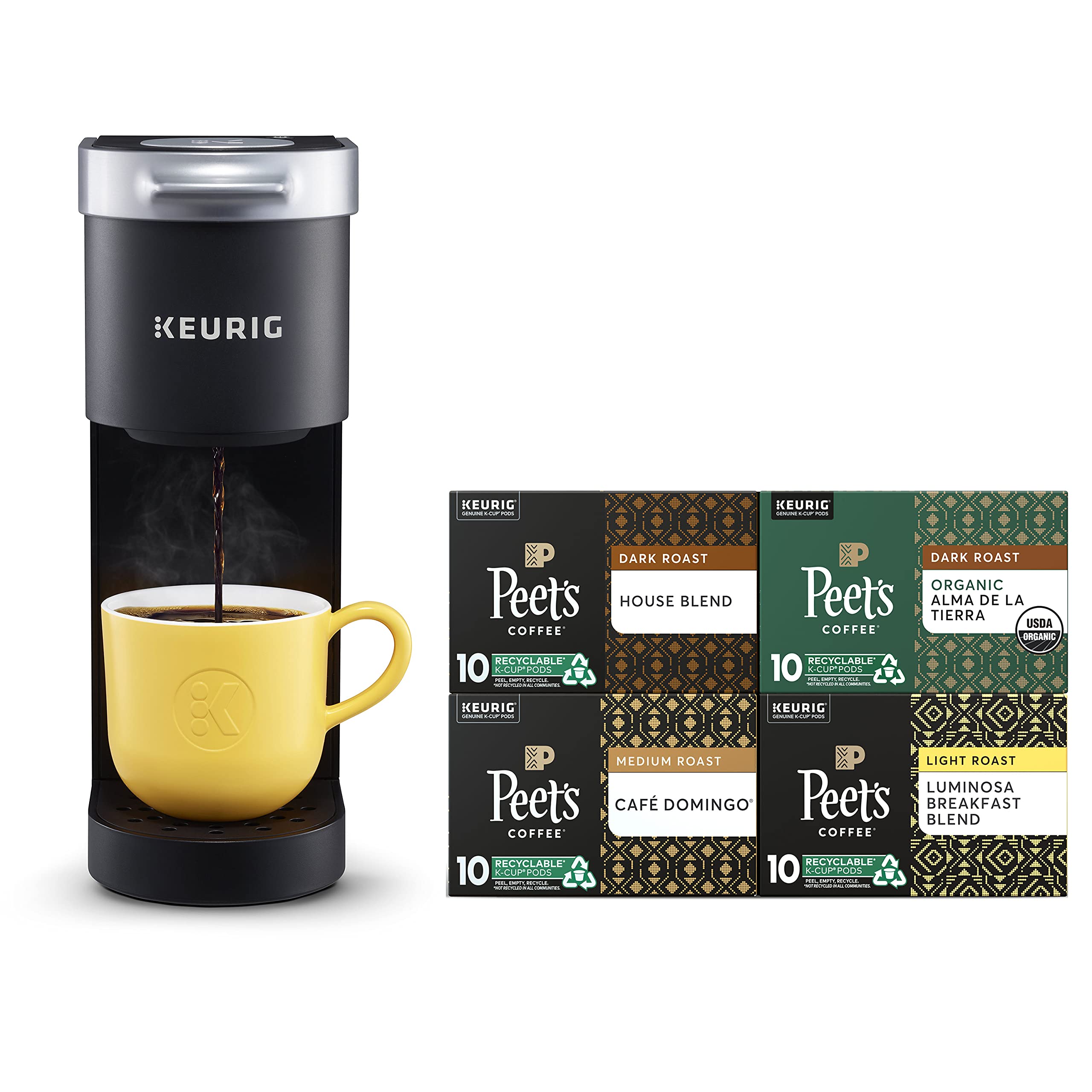 Amazon.com: Keurig K-Mini Single Serve Coffee Maker with Peet's