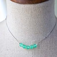 Vista 20 de Crystal Pendant Necklace 925 Sterling Silver Chain Necklace Adjustable Healing Crystal Necklace For Women