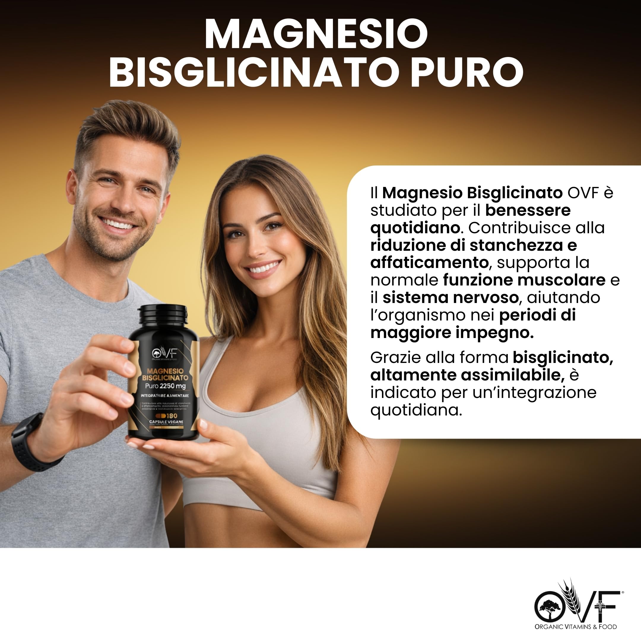 MAGNESIO BISGLICINATO PURO 180 Capsule da 450 mg | 3 Mesi di Integrazione | Supporto per Muscoli e Sonno Integratori Stanchezza Puro Alta Biodisponibilità Vegano