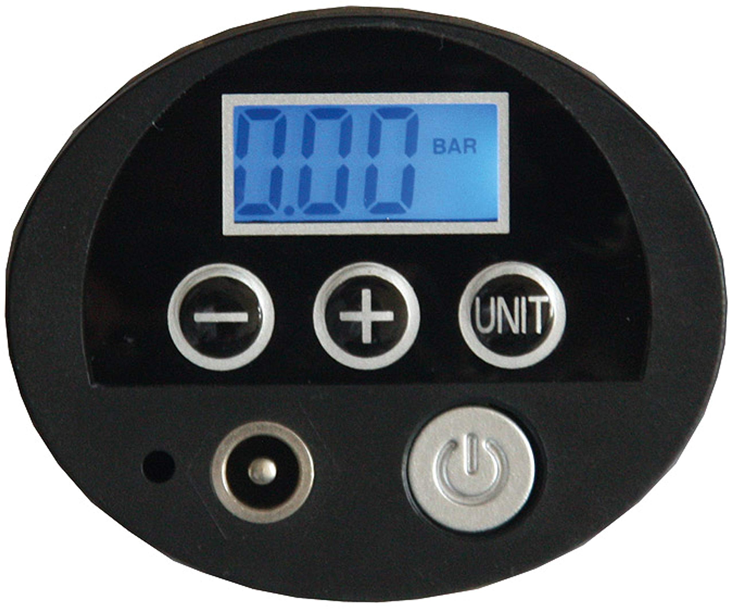 ChiliTec 21329 Hochleistungs Luftpumpe mit LiIon Akku Display, Druckeinstellung, KFZ-Adapter