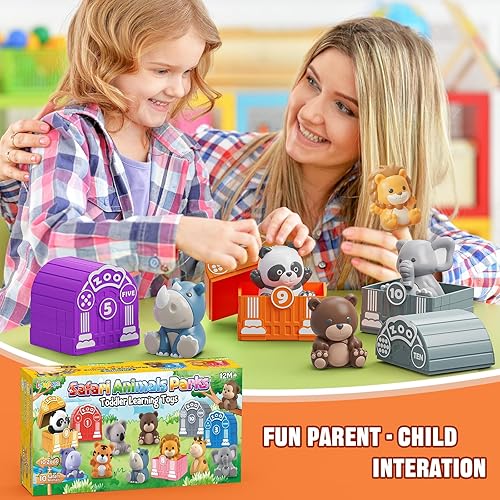 Miniatura 7 de Juguete de aprendizaje para niños pequeños de 1, 2, 3 años, juguetes sensoriales educativos Montessori para contar, combinar y clasificar, 10