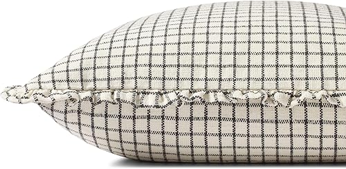 Miniatura 8 de Loloi Almohada Dinah, 22 x 22 pulgadas, solo funda, marfiltierra